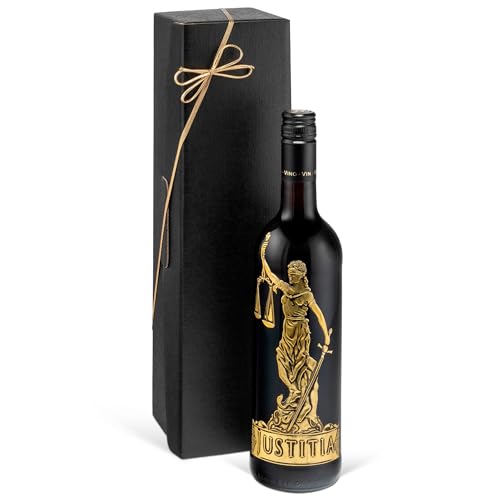 Justitia Rotwein in 1er Geschenkkarton - Merlot aus Italien (0,75 l) von Prime Presents