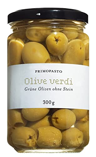 Primopasto Olive verdi snocciolate / grüne Oliven ohne Stein 300 gr. von Primopasto