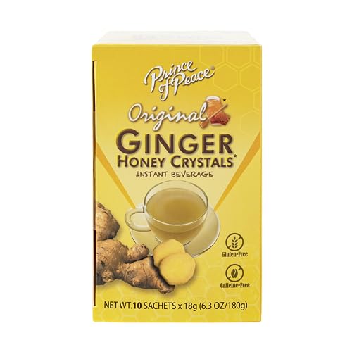 Prince of Peace, Instant Ginger Honey Crystals, 10 Bags, (18 g) Each von Prince of Peace