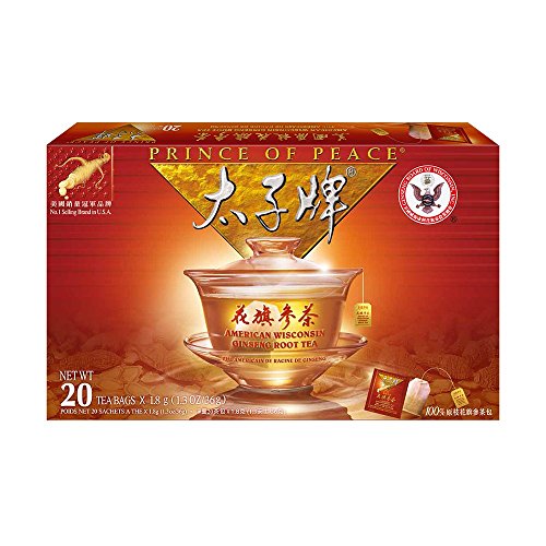 Prince Of Peace American Wisconsin Ginseng Root Tea, 20 Count von Prince of Peace