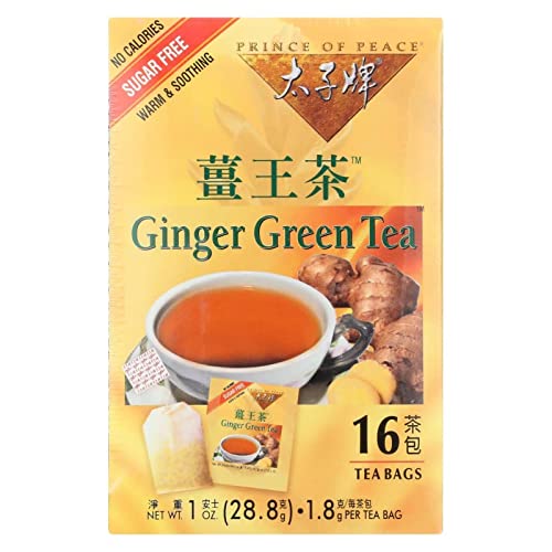 Prince Of Peace Ginger Green Tea (1x16 Tea Bags) von Prince of Peace