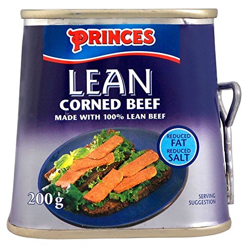 Princes Lean Corned Beef (200g) - Packung mit 2 von Princes