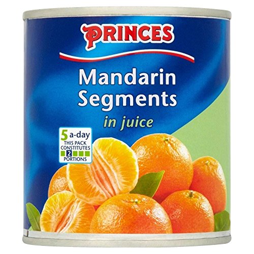 Princes Mandarin Segmente in Juice (298g) - Packung mit 2 von Princes