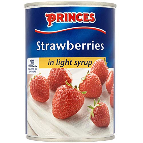 Princes Strawberries in Light Syrup - Pack Size = 12x410g von Princes