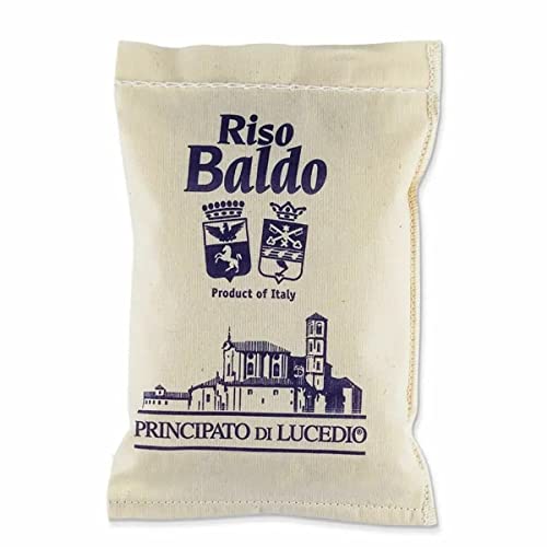 Principato di Lucedio - BALDO Rice - 1 kg - in Zellophan-Beutel mit Schutzatmosphäre und Sack Leinwand von Principato di Lucedio