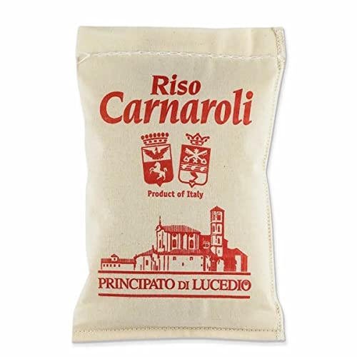 Principato di Lucedio - Reis CARNAROLI - 1 kg - in Zellophan-Beutel mit Schutzatmosphäre und Sack Leinwand von Principato di Lucedio