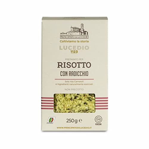 Principato di Lucedio - Risotto mit Radicchio und SAFRAN - 250 g - in Zellophan-Beutel mit Schutzatmosphäre von Principato di Lucedio