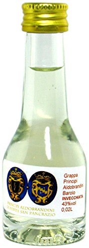 Rarität: Grappa Principi Aldobrandini Barolo Invecchiata 0,02l Rarität: Grappa Principi Aldobrandini Barolo Invecchiata 0,02l von Principi Aldobrandini