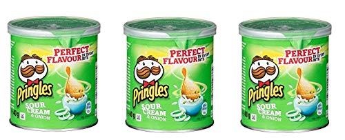 3x Pringles Sour Cream & Onion Patatine Sauerrahm & Zwiebel 40g Kartoffel chips 3x Pringles Sour Cream & Onion Patatine Sauerrahm & Zwiebel 40g Kartoffel chips von Pringles
