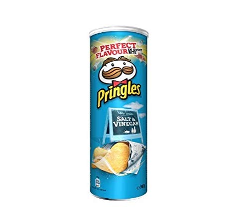 6x Pringles Salt & Vinegar Patatine Salz & Essig 160g Kartoffel chips von Pringles