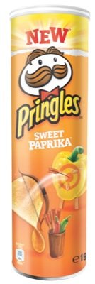 Pringles 190g, Sweet Paprika 18 x 190 g von Pringles