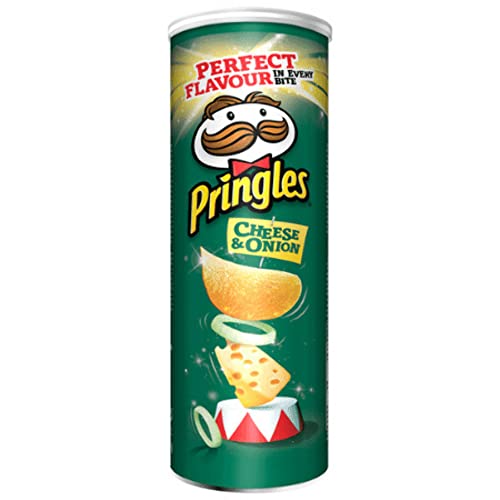 Pringles Chips | Käse & Zwiebel | Pringels | Amerikanische Chips | 9 Pack | 1485 Gram Total von Pringles