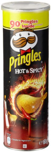 Pringles Hot & Spicy, 3er Pack (3 x 165 g Dose) von Pringles