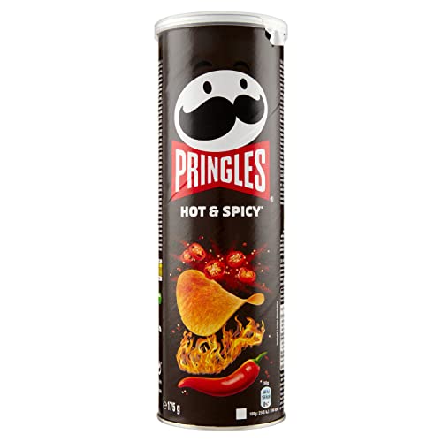 Pringles Hot & Spicy Chips | Einzelpackung ,175g (1er Pack) von Pringles