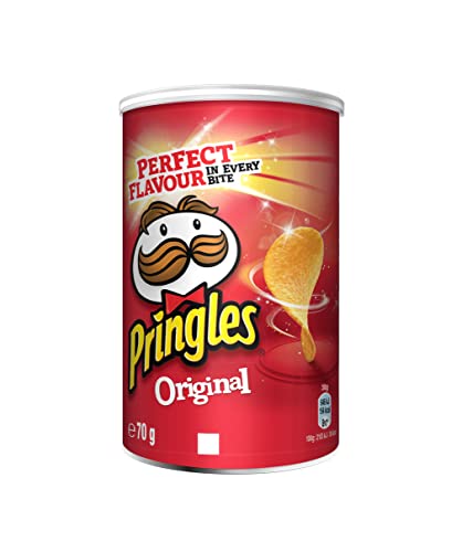 Pringles Original (12 x 70 g) – der unwiderstehliche Snack-Klassiker in der praktischen Dose – knackige Chips mit Salz – Pop. Play. Eat. von Pringles