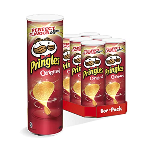 Pringles Original | Gesalzene Chips | Vegan | 6er Party-Pack (6 x 200g) von Pringles