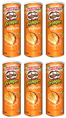 Pringles Paprika Crisps 165 gr. - [Pack 6] von Pringles