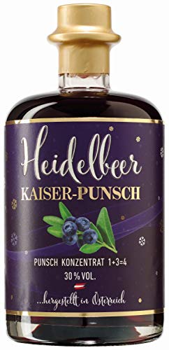 Prinz Heidelbeer Kaiser 1:3 Punschkonzentrat 30% 0,5l von Prinz Fein-Brennerei