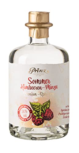 Prinz Sommer Himbeeren-Minze Schnaps 34% 0,5l von Prinz Fein-Brennerei