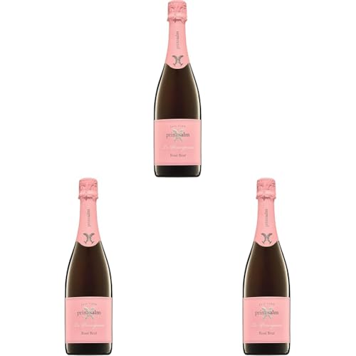 Prinz Salm La Principessa Rose Brut Sekt Nahe (1 x 0.75 l) (Packung mit 3) von Prinz Salm