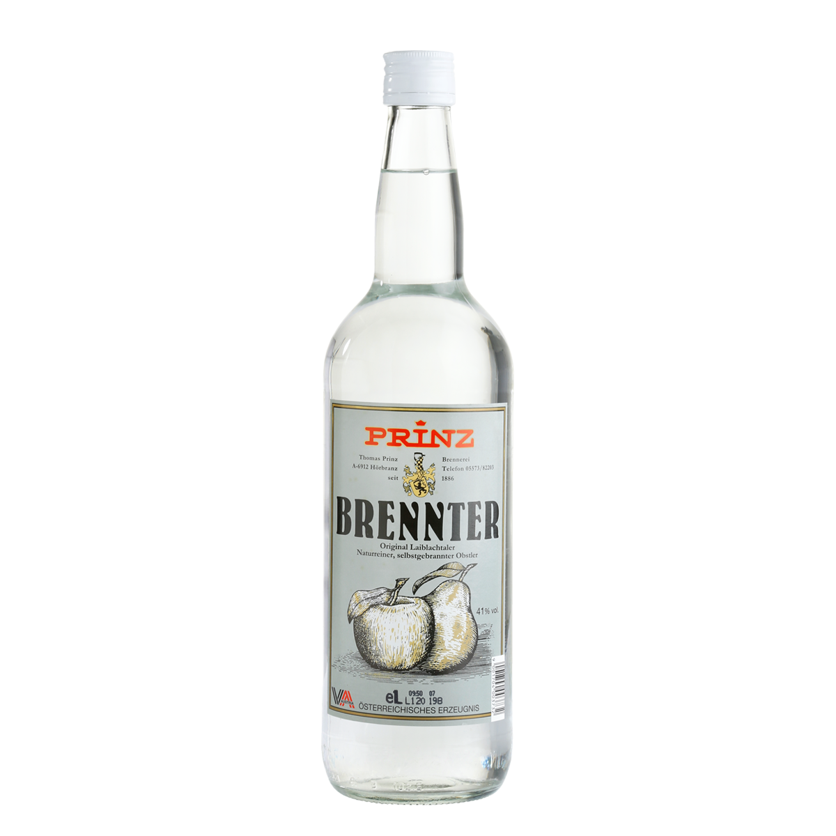 Prinz Brennter 41% vol. von Prinz Schnaps Feinbrennerei