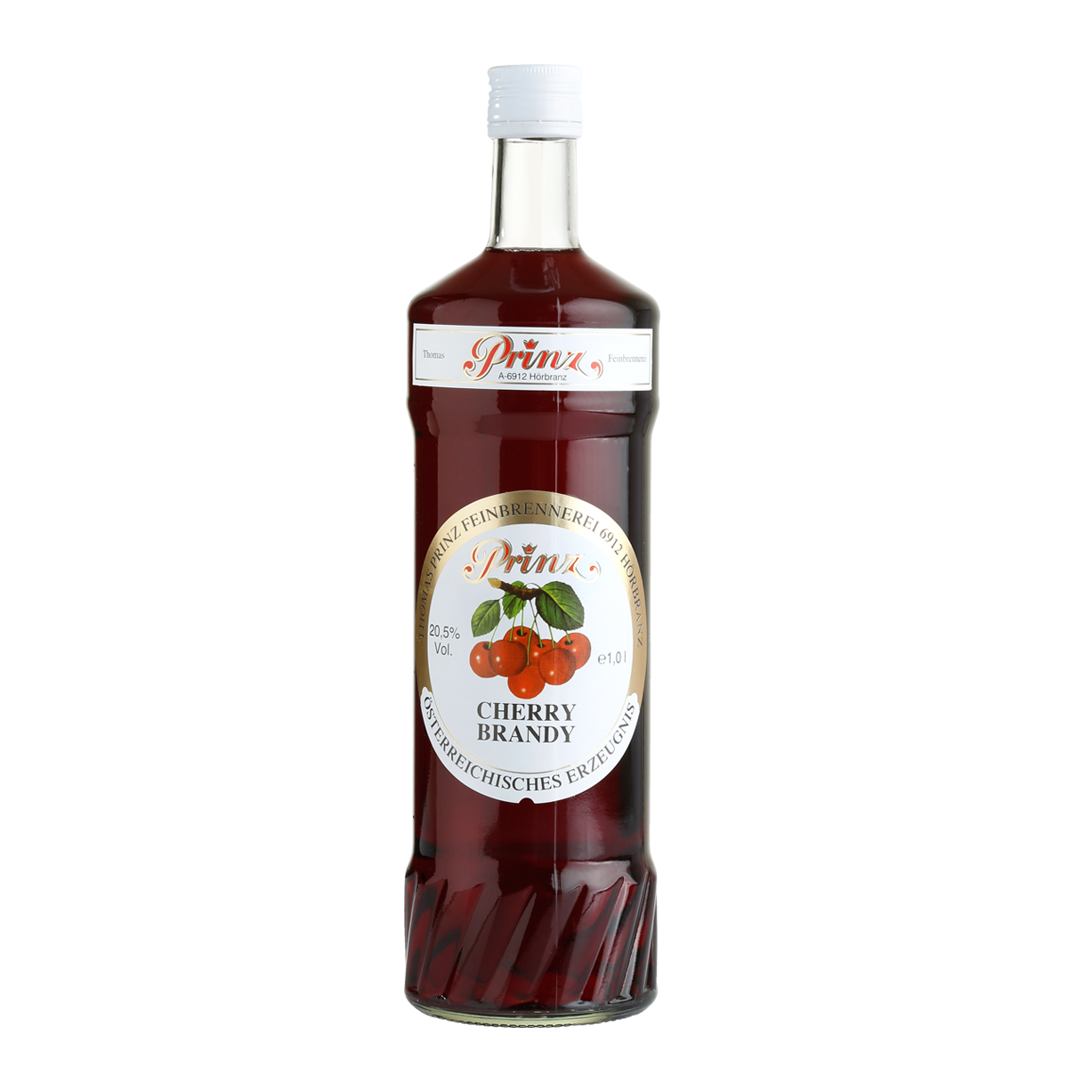 Prinz Cherry Brandy Kirschlikör 20,5% vol. von Prinz Schnaps Feinbrennerei