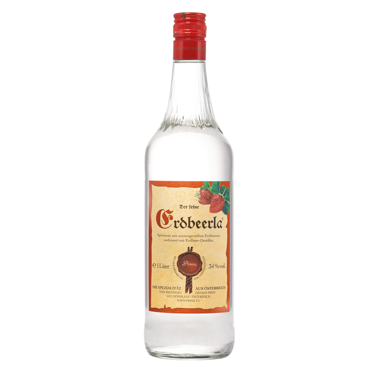 Prinz Erdbeerla 34% vol. Prinz Erdbeerla 34% vol. von Prinz Schnaps Feinbrennerei