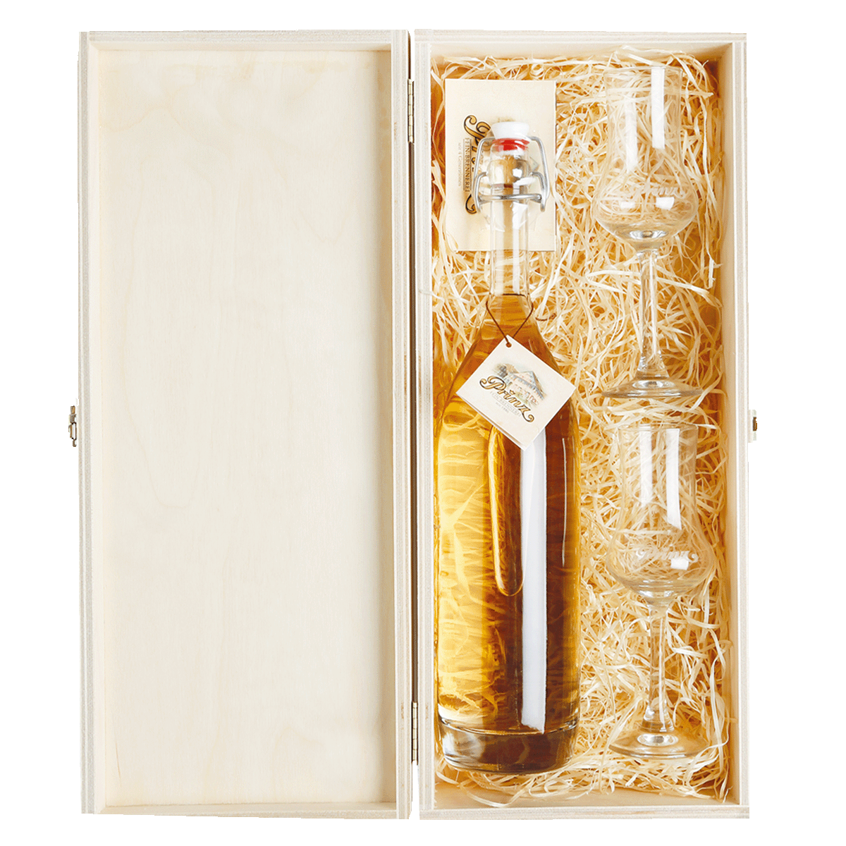 Prinz Geschenkbox Edle Sorten mit 2 Schnapskelche Prinz Geschenkbox Edle Sorten mit 2 Schnapskelche von Prinz Schnaps Feinbrennerei