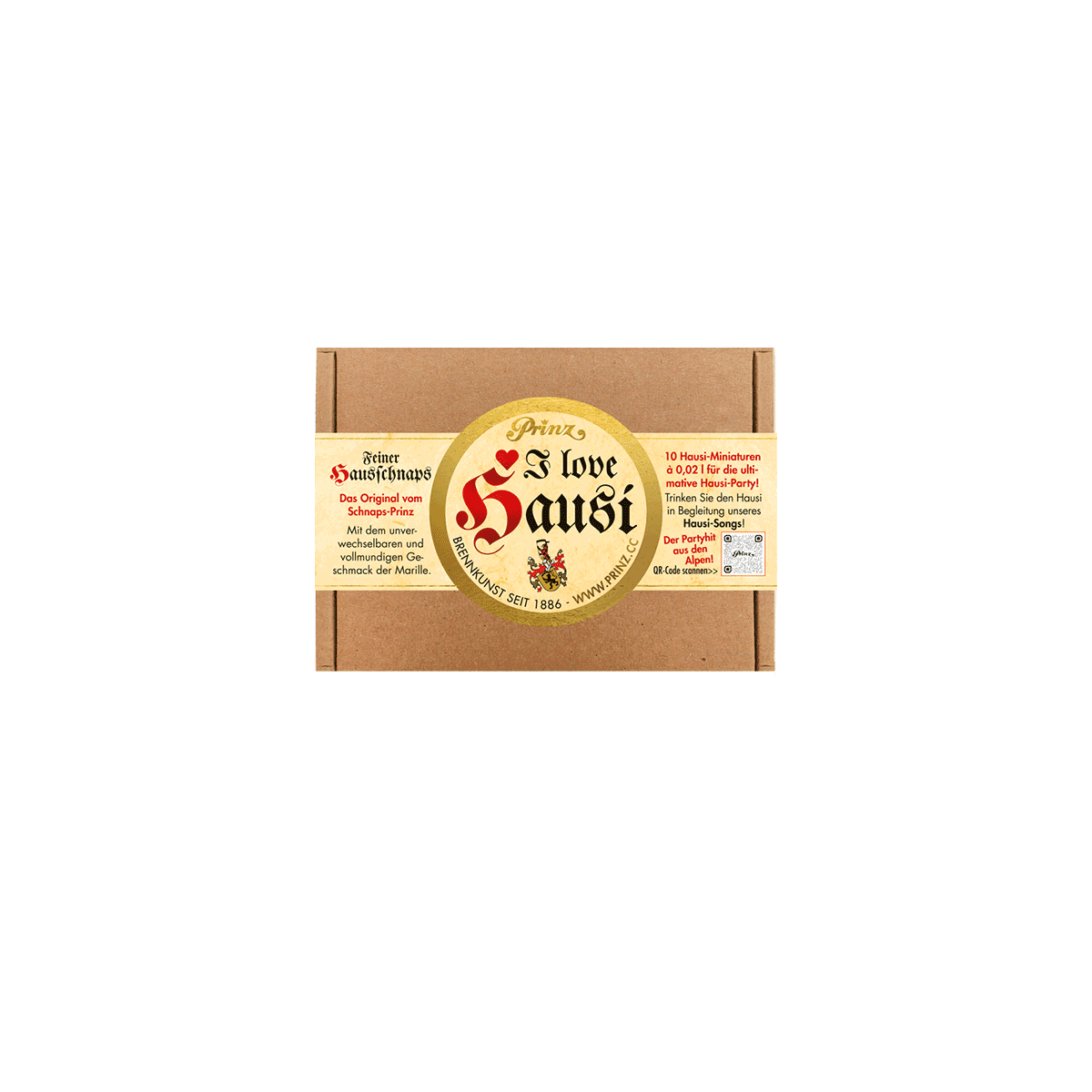 Prinz Geschenkset "I love Hausi" feinster Hausschnaps 34% vol Prinz Geschenkset "I love Hausi" feinster Hausschnaps 34% vol von Prinz Schnaps Feinbrennerei