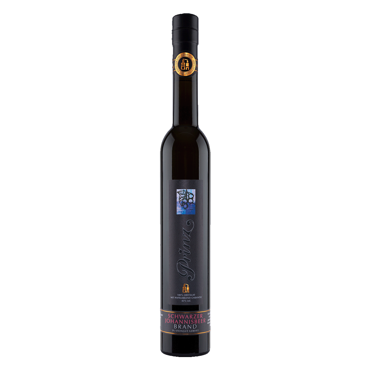 Prinz Hafele Schwarzer Johannesbeer Brand 43% vol Prinz Hafele Schwarzer Johannesbeer Brand 43% vol von Prinz Schnaps Feinbrennerei