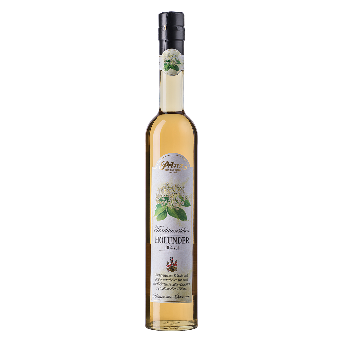 Prinz Holunderblüten-Likör 18% vol. Prinz Holunderblüten-Likör 18% vol. von Prinz Schnaps Feinbrennerei