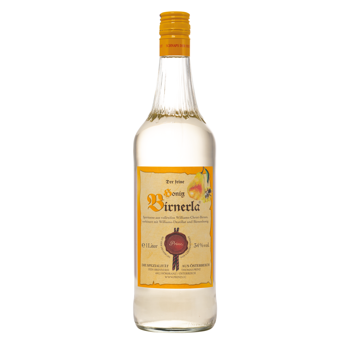 Prinz Honig Birnerla 34% vol. Prinz Honig Birnerla 34% vol. von Prinz Schnaps Feinbrennerei