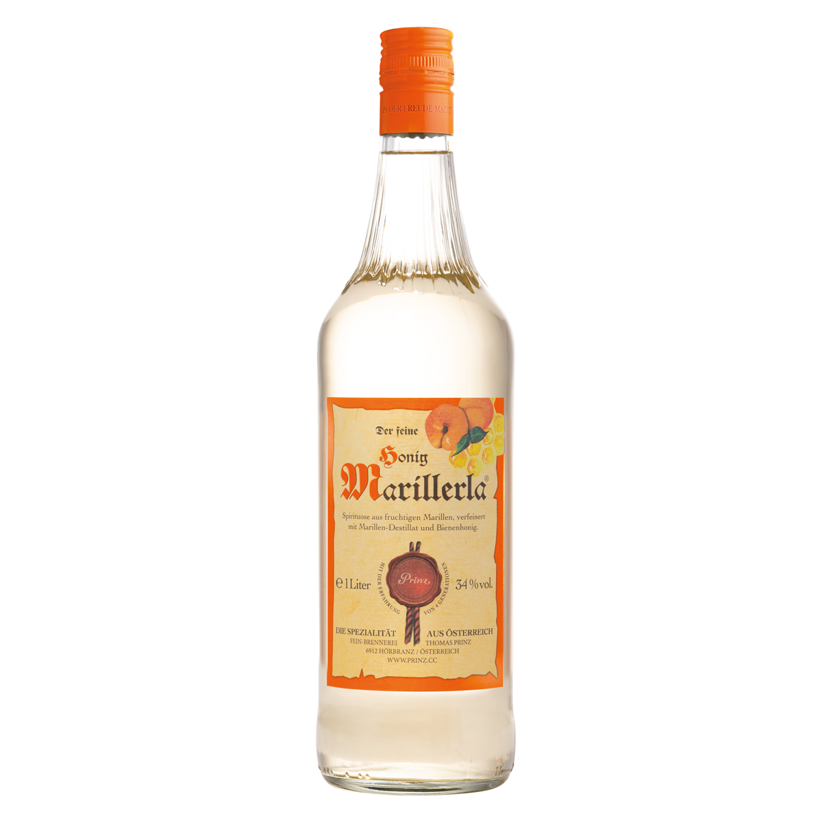 Prinz Honig Marillerla 34 % vol. Prinz Honig Marillerla 34 % vol. von Prinz Schnaps Feinbrennerei