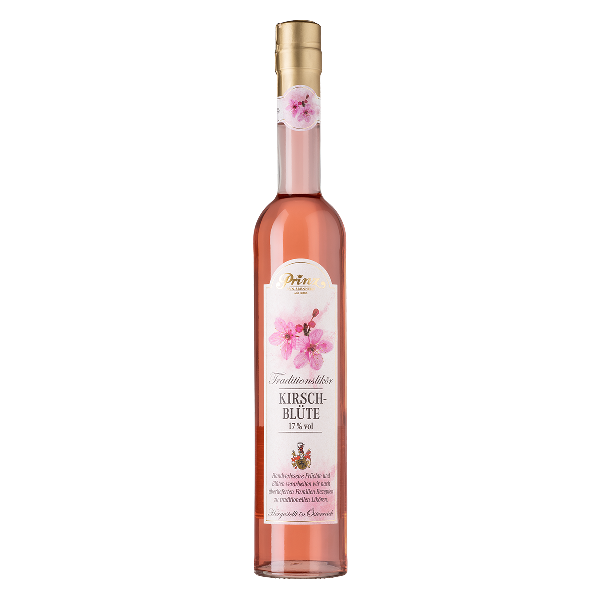 Prinz Kirschblüten Likör 17 % vol. Prinz Kirschblüten Likör 17 % vol. von Prinz Schnaps Feinbrennerei