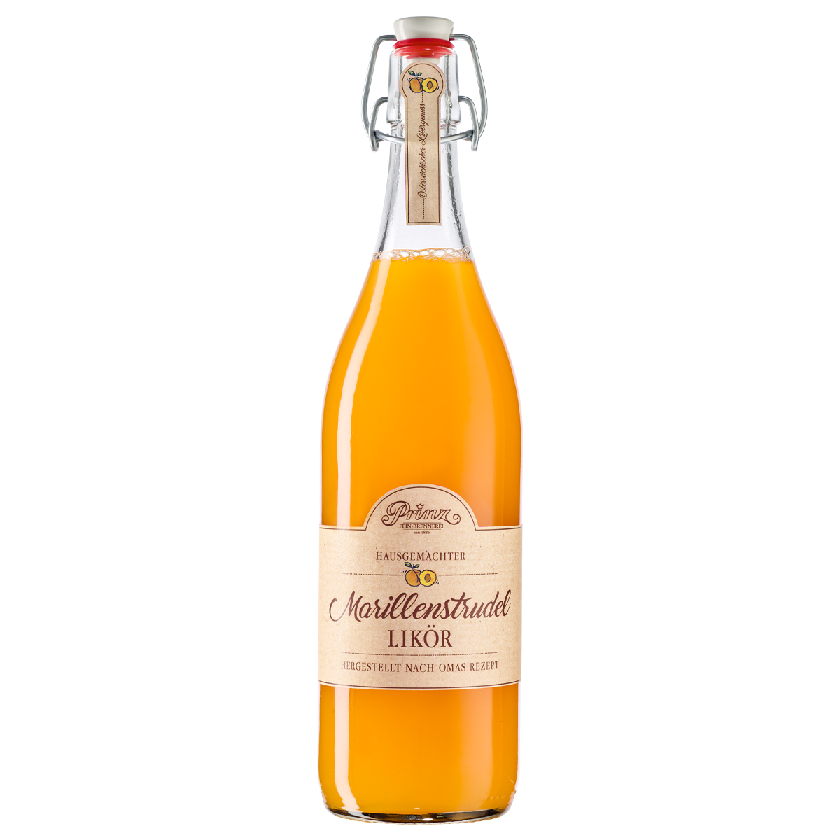 Prinz Marillenstrudel Likör 16% vol. Prinz Marillenstrudel Likör 16% vol. von Prinz Schnaps Feinbrennerei