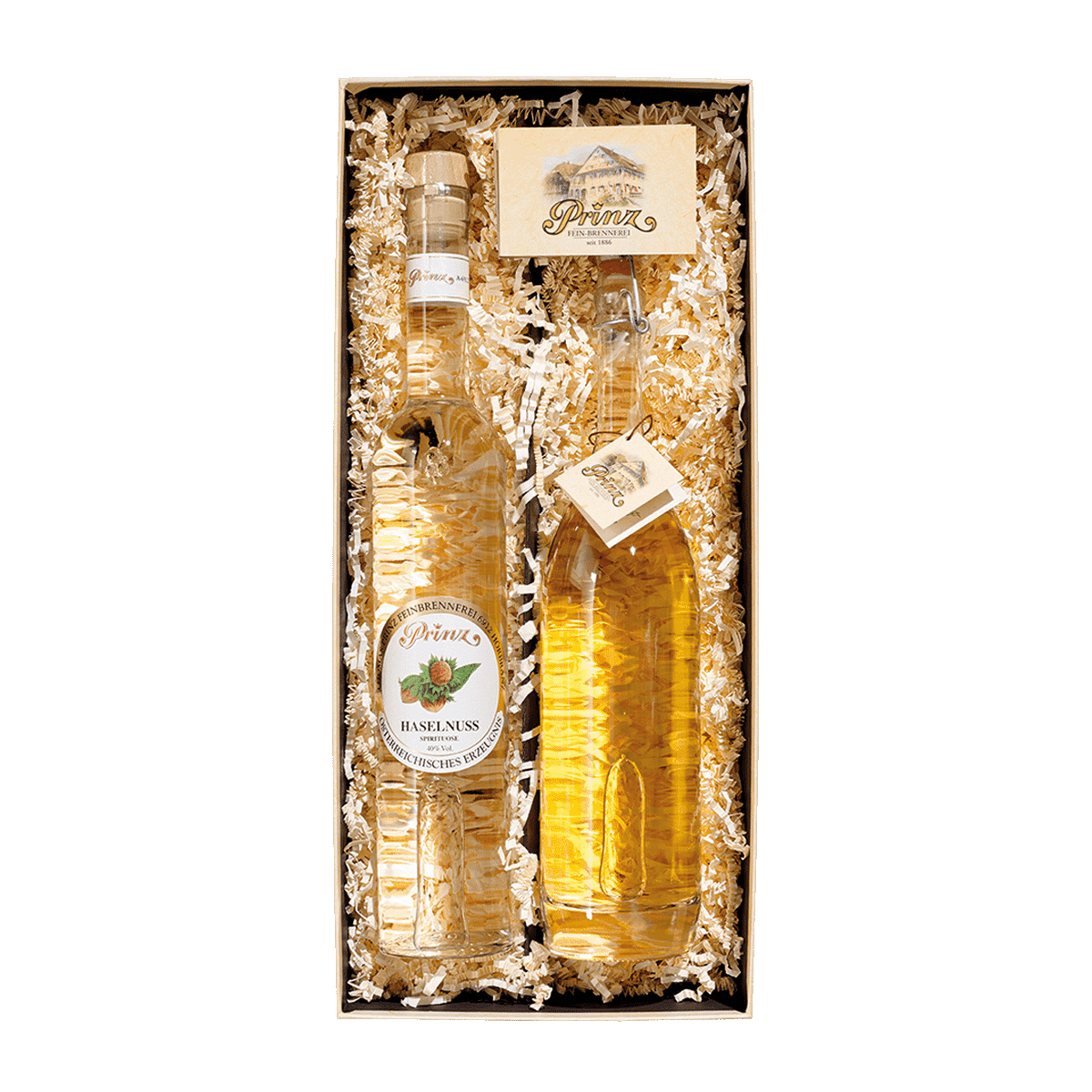 Prinz Nuss Genuss Geschenkbox Prinz Nuss Genuss Geschenkbox von Prinz Schnaps Feinbrennerei