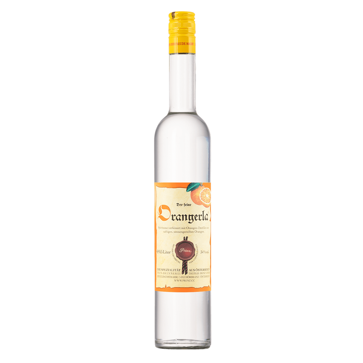 Prinz Orangerla 34 % vol. Prinz Orangerla 34 % vol. von Prinz Schnaps Feinbrennerei