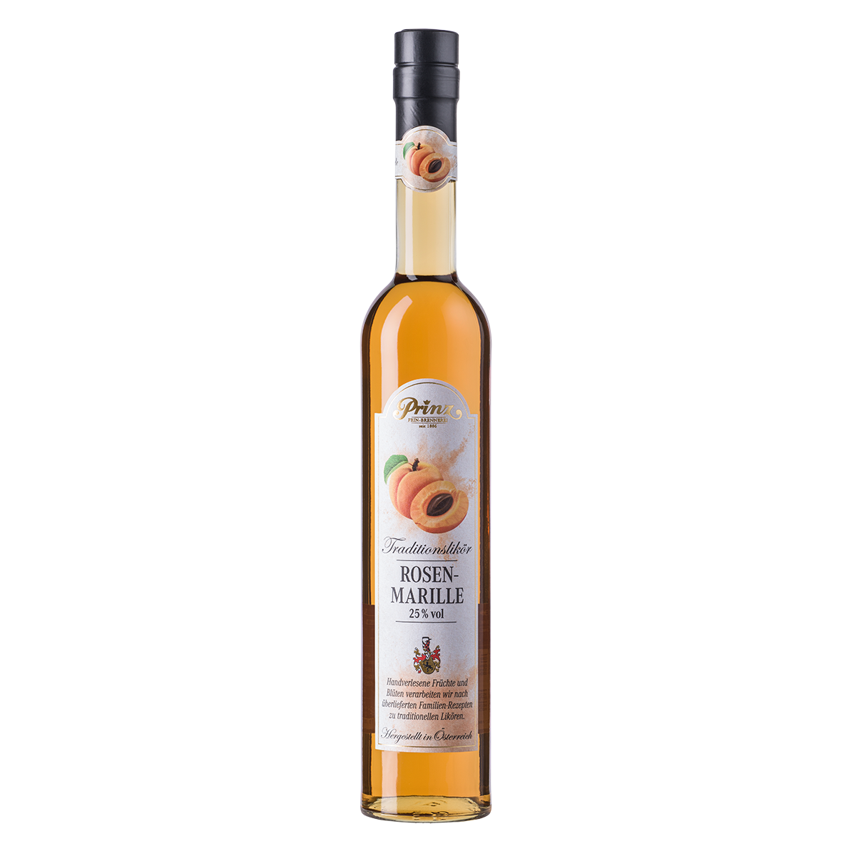 Prinz Rosen-Marillen Likör 25% vol. Prinz Rosen-Marillen Likör 25% vol. von Prinz Schnaps Feinbrennerei