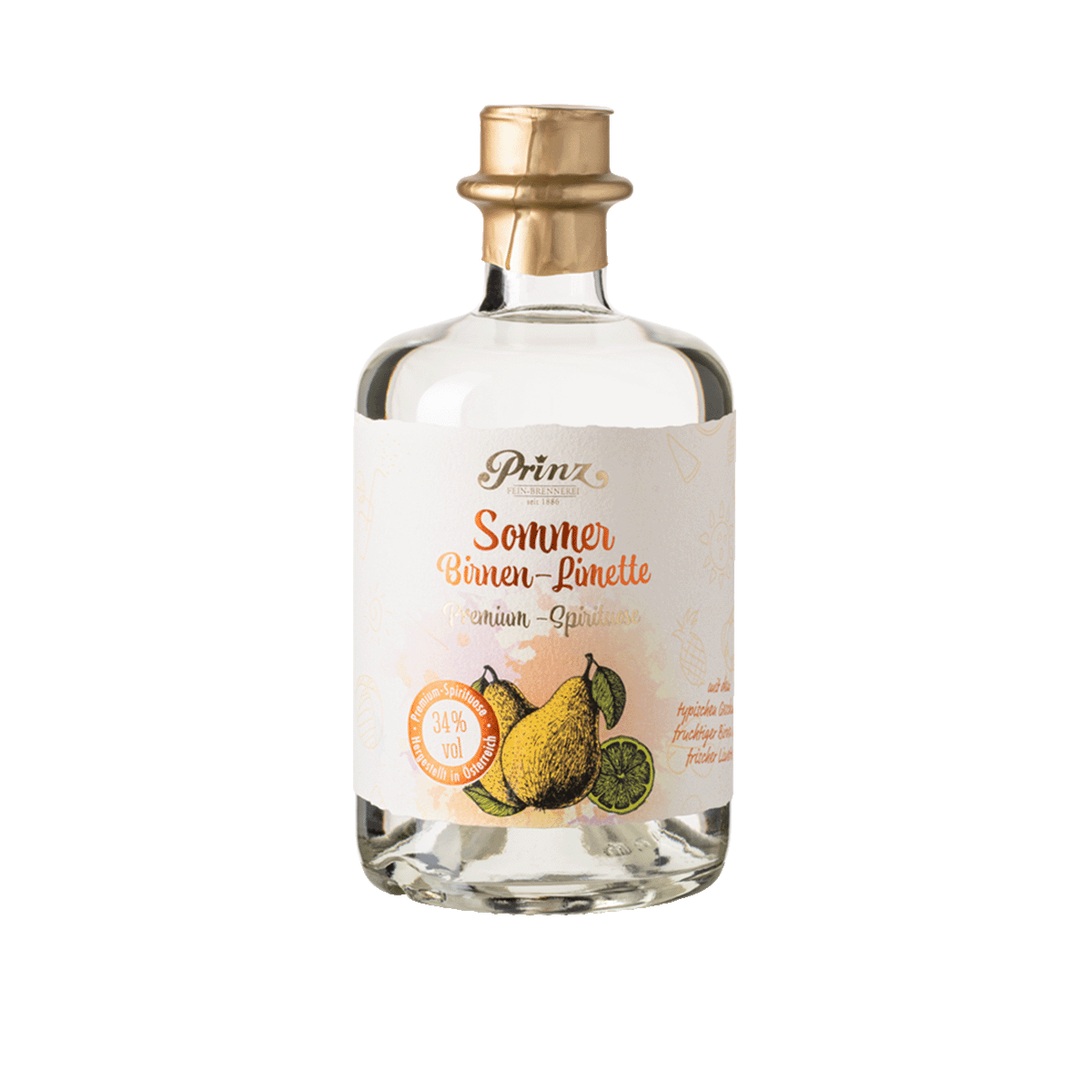 Prinz Sommer Birnen-Limetten Schnaps 34% vol Prinz Sommer Birnen-Limetten Schnaps 34% vol von Prinz Schnaps Feinbrennerei