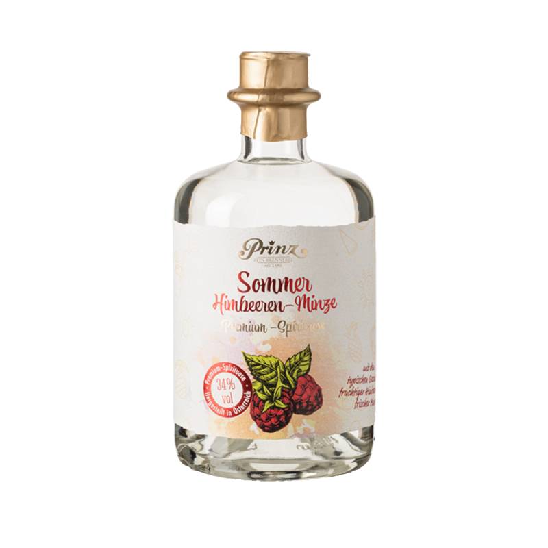 Prinz Sommer Himbeer-Minze Schnaps 34% vol von Prinz Schnaps Feinbrennerei