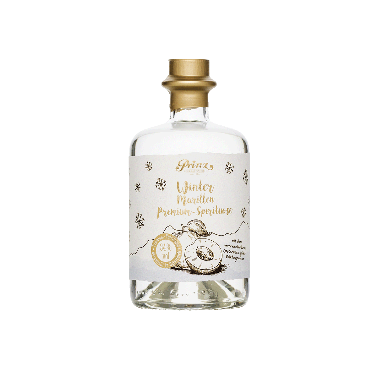 Prinz Winter Marille Schnaps 34% vol Prinz Winter Marille Schnaps 34% vol von Prinz Schnaps Feinbrennerei