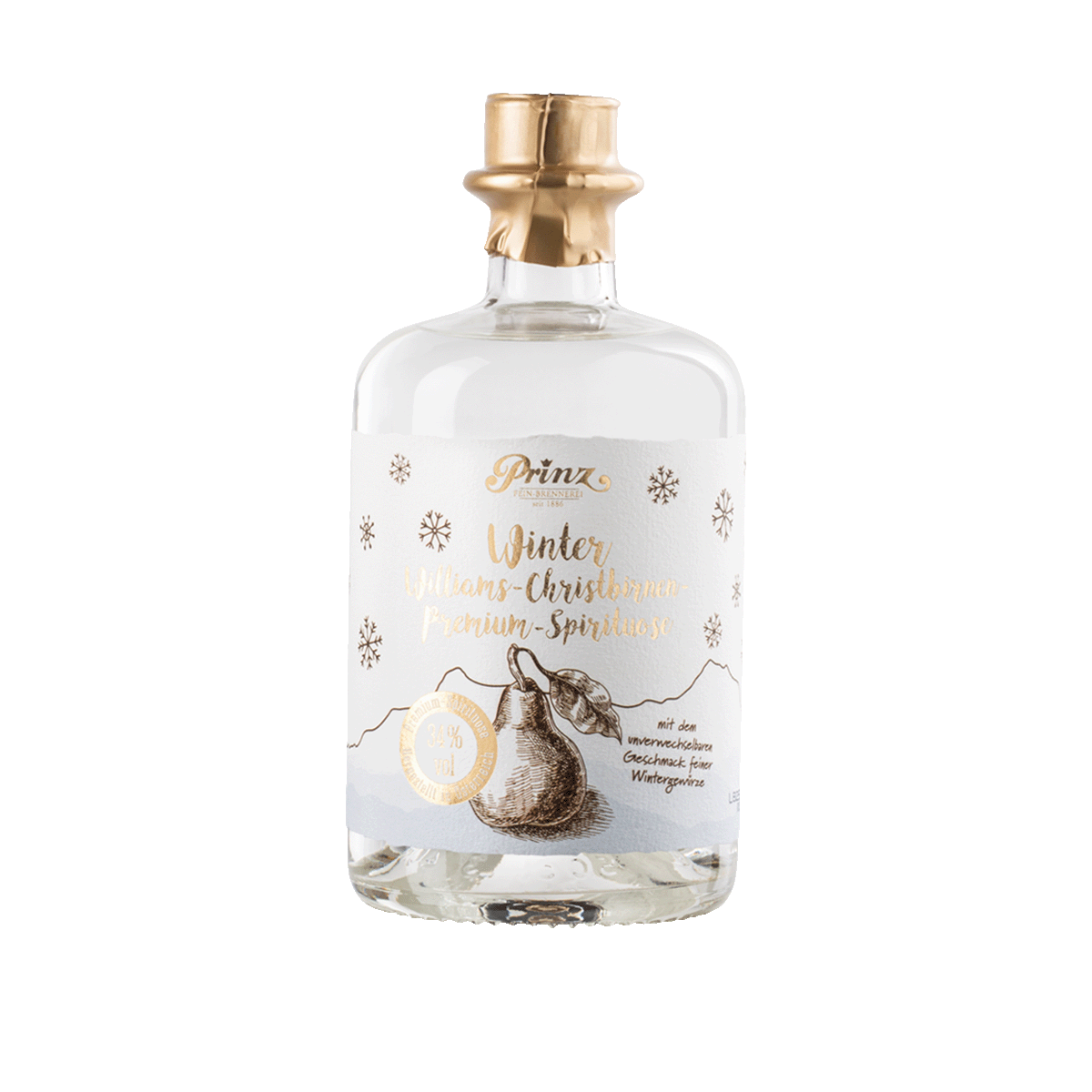 Prinz Winter Williams Christbirne 34% vol Prinz Winter Williams Christbirne 34% vol von Prinz Schnaps Feinbrennerei