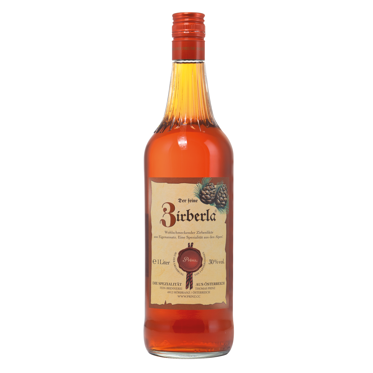 Prinz Zirberla 30% vol. Prinz Zirberla 30% vol. von Prinz Schnaps Feinbrennerei