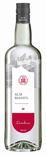 Alm Mandl Himbeer Schnaps 35% 1l von Prinz