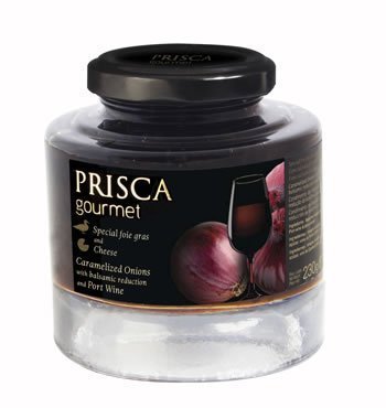 Karamellisierte Zwiebeln mit Balsamico-Essig und Portwein - 230 gr Karamellisierte Zwiebeln mit Balsamico-Essig und Portwein - 230 gr von Prisca