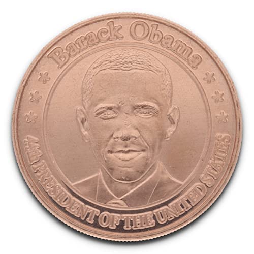 1 Unze (1oz - AVDP) .999 fein Kupfer "Barack Obama - 44th President of the United States" von Private Mint