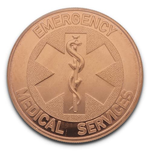 1 Unze (AVDP) .999 fein Kupfer - EMS - Emergency Medical Services von Private Mint