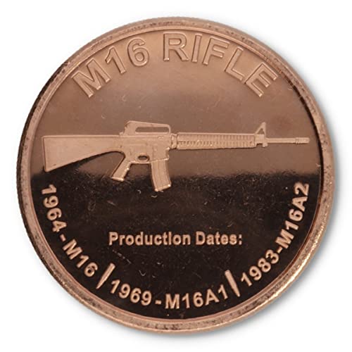 1 Unze (1oz - AVDP) .999 fein Kupfer "M16 RIFLE" von Private Mint