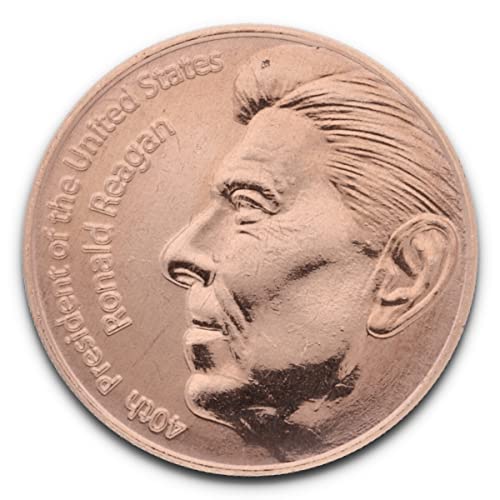 1 Unze (1oz - AVDP) .999 fein Kupfer "Ronald Reagan - 40th President of the United States" von Private Mint
