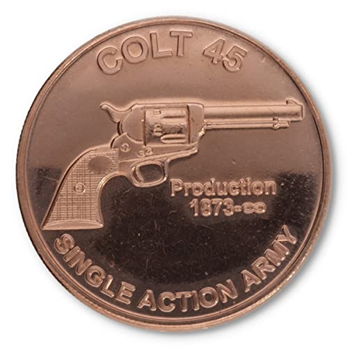 Private Mint 1 Unze (AVDP) .999 fein Kupfer "Colt 45 - Single Action Army" von Private Mint